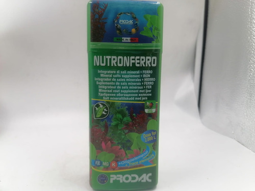Prodac Abono Liquido Plantado Nutronferro 500ml Acuario