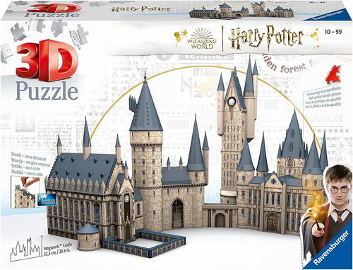 Ravensburger - 3d Puzzle Hogwarts Caste Bundle, Serie Maxi