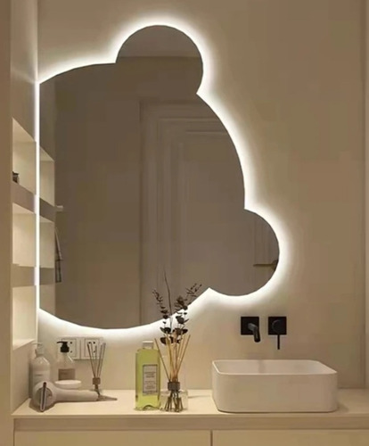 Espejo Retroiluminado  Para Baño Infantil Mickey .led.diseño