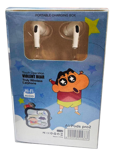 Audífonos Bluetooth In Ear Tws Earbuds Hifi Shin-chan