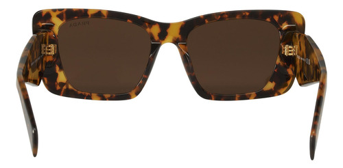 Prada Spr 08ys 01v-8c1 Oversized Rectangular Honey Havana (Usado)