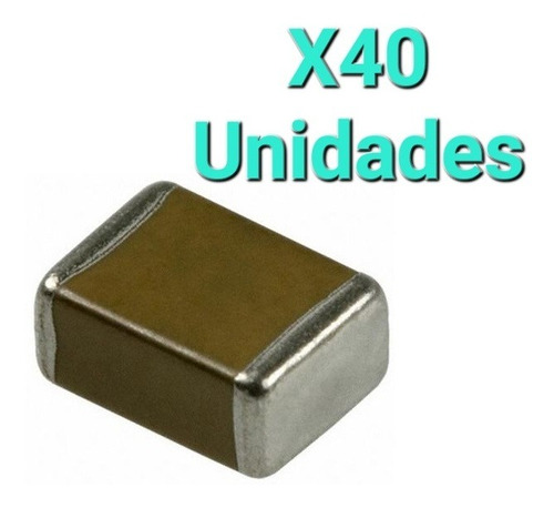 Condensador 100pf Smd 0.1nf (0805) Ceramico (40 Unid) 50v