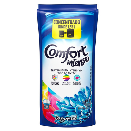 Imagen 2 de 3 de Suavizante Comfort Intense Original repuesto 450 ml