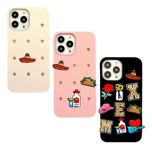 Mexico Pines Para Funda Silicona Crocs Jibbitzz Decorativos