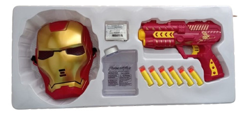 Pistola D Juguete Dardos Hidrogel Personaje Iron Man Avenger