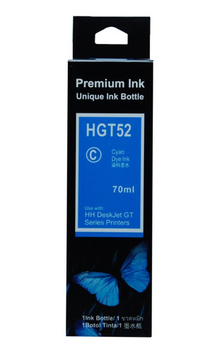 Tinta Hp Premium Ink Hgt52  70ml