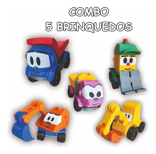 Carros leo o caminhao grande brinquedo