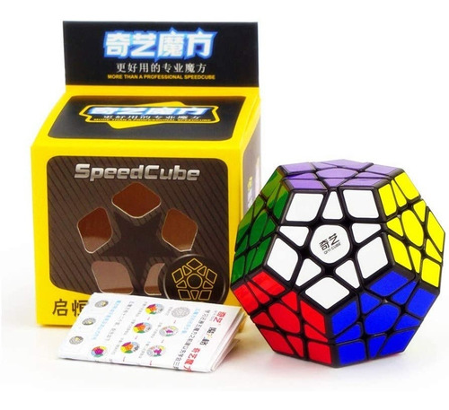 Cubo Velocidad Megaminx Fondo Negro Magic Cube Qiyi