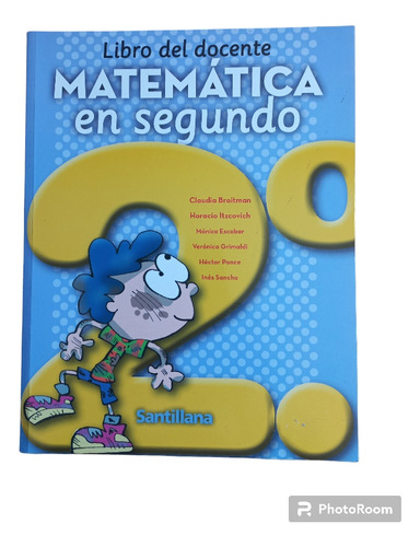 Matemática En Segundo Libro Del Docente Santillana 