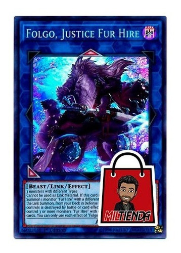 Folgo, Justice Fur Hire - Super Rare - Miltienda - Yugioh