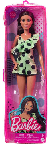 Barbie Fashionista Muñeca Conjunto Verde Con Puntos 200