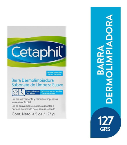 Jabón En Barra Cetaphil Dermolimpiadora 127 G