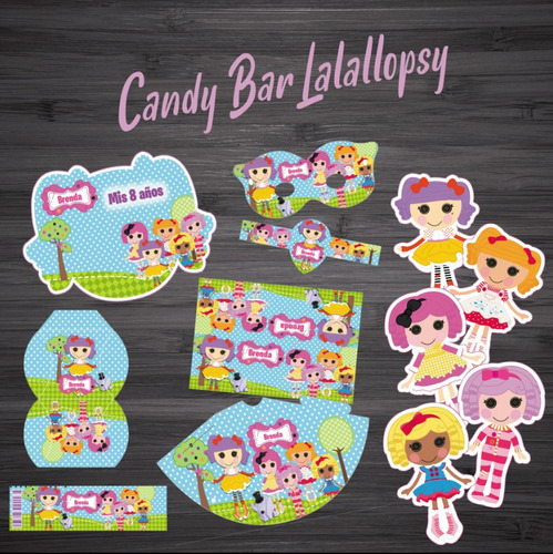 Kit Imprimible Lalaloopsy Muñecas De Trapo Diseñá Tarjetas