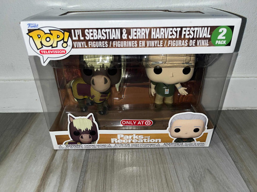 Funko Pop! Parks And Recreation Lil Sebastian Jerry Harvest