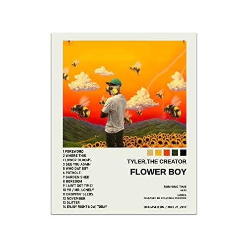 Póster De Tyler The Creator  12 X 16 Pulgadas Pósters...