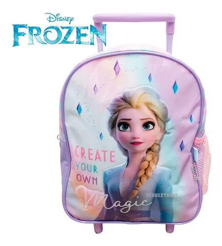 Mochila Con Rueditas Frozen 12 Nena