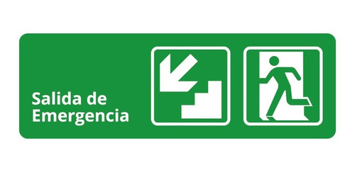 Señalética De Seguridad - Salida De Escalera