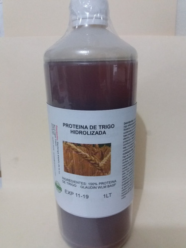 Proteína De Trigo Hidrolizada 100% Pura Cabello Y Piel 120ml