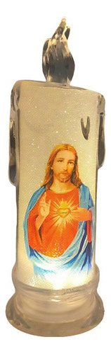 Velas Religiosas Sin Llama De Oración Led, Velas Católicas