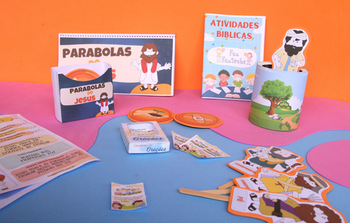 Kit De Recursos Visuais Bíblicos - Parábolas De Jesus