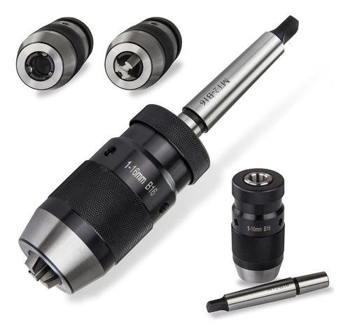 Portabrocas Sin Llave Autoajustables De Acero B16 De 1-16 Mm