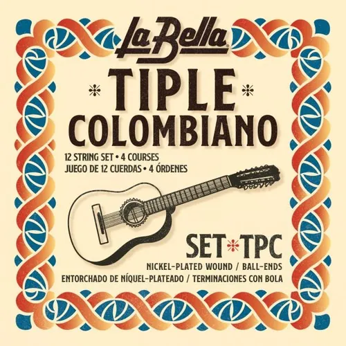 comprar Encordado Tiple Colombiano La Bella Tpc 12 Cuerdas