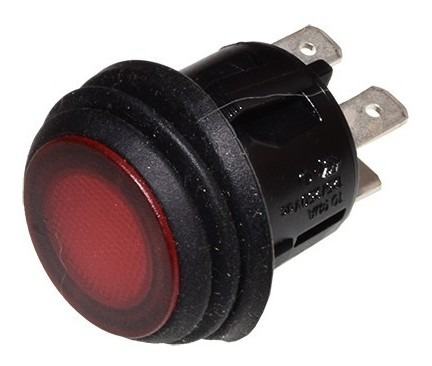 Interruptor Universal 12v On Fijo Con Led Rojo