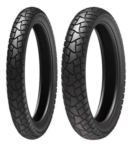 Par Pneu Nxr Bros 150 Levorin 90/90-19 +110/90-17 Dual Sport