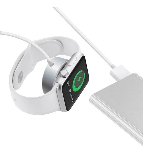 Cargador inalámbrico de inducción para Apple Watch Series Watch Color White