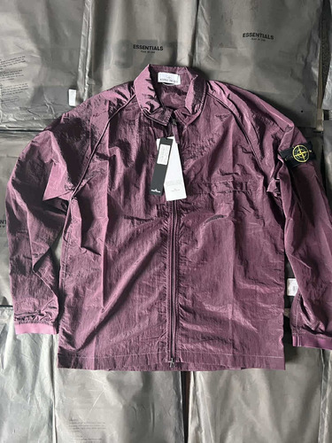 Stone Island Chaqueta De Nylon Metálico Hombre Original