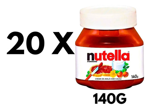 Oferta Imperdível De Nutella Creme De Avelã 140g 20un