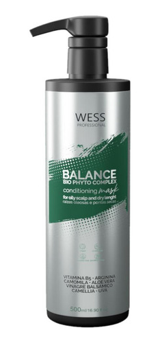 Máscara Condicionadora Wess Balance - 500ml