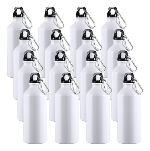 Paquete De 16 Botellas De Agua De Aluminio De 20 Oz, Bo...