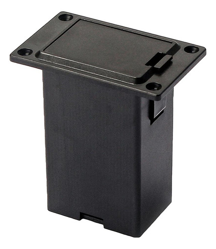 Negro Batería De 9 V Soporte Negro Estuche Caja Cubierta