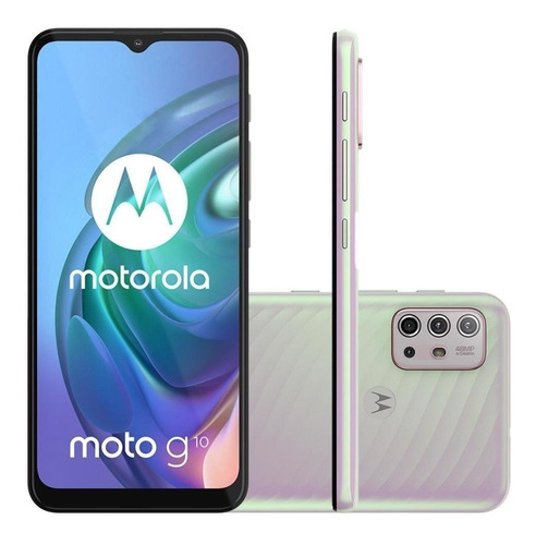 Imagem 7 de 8 de Moto G10 Dual SIM 64 GB sakura pearl 4 GB RAM