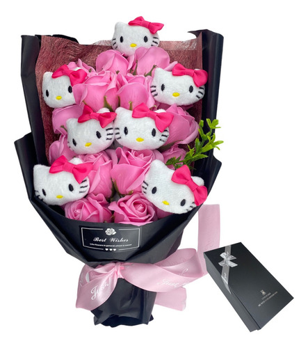 Ramo De Peluches Mini Hello Kitty Regalo San Valentin