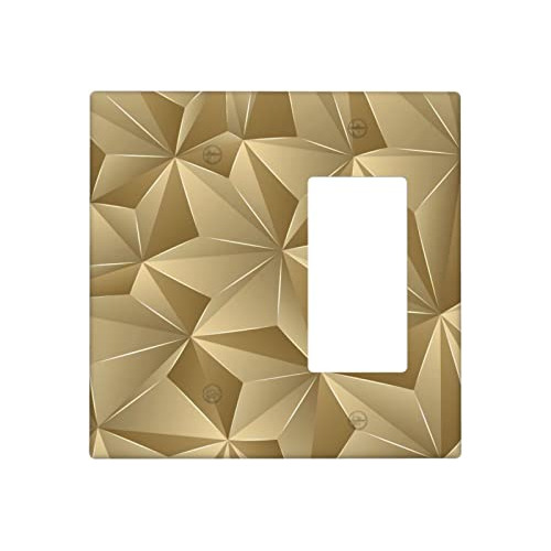 Placa De Pared Combinada De Oro De Diamante 3d Interrup...