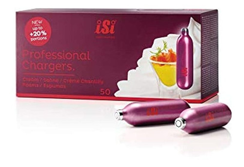 Isi Professional N2o Cream Charger Set 50pieza(s) Color