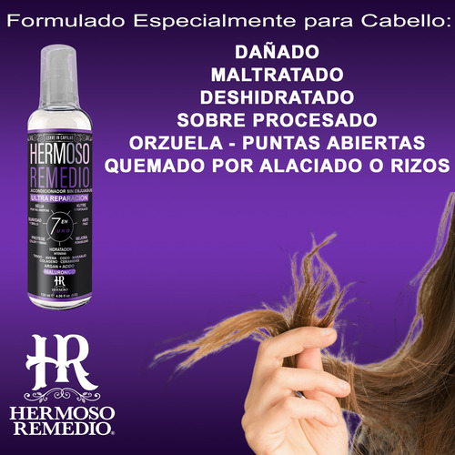 Imagen 4 de 8 de Tratamiento Cabello Maltratado Acondicionador Sin Enjuague
