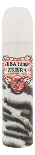Perfume Para Dama Eau De Toilette Cuba Jungle Zebra 100ml