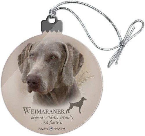 Graficos Mas Weimaraner Raza De Perro Arbol De Navidad ...