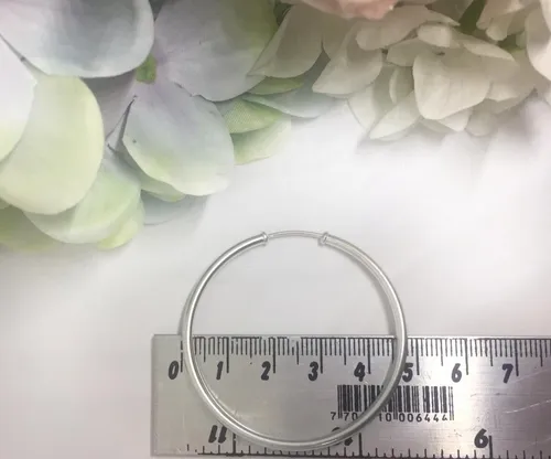 Candongas, Aretes Clasicos Plata Ley 925 Topos Dama, Mujer