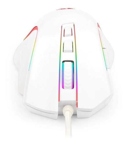 Imagen 6 de 8 de Mouse De Juego Redragon Griffin M607 Blanco Rgb 7 Botones