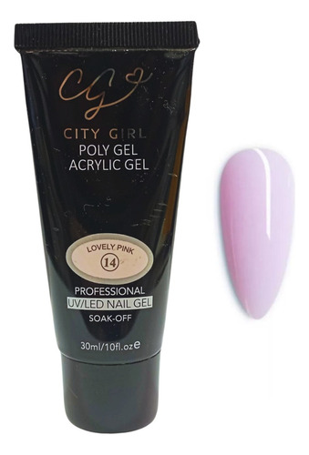 Poligel Acrigel City Girl Uv / Led Polímero Profesional 