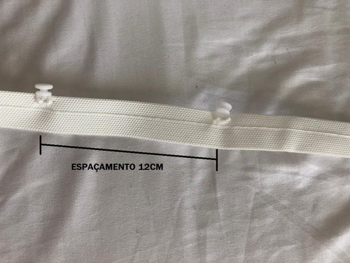Imagem 2 de 5 de Fita Fácil Tnt Com Deslizante P/ Trilho Suisso - 10 Metros