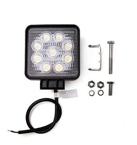 Faro Led Cuadrado 27w Auto Moto 4x4 Utv Cuatri