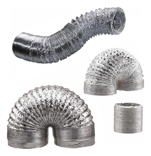 Duto De Ventilação Flexível 22 Pol 550mm Comprimento 3 Mts