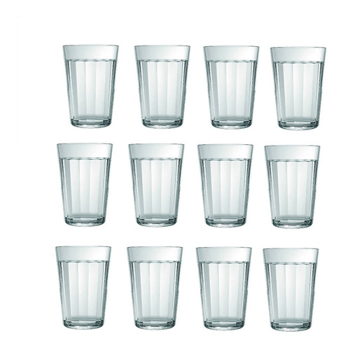 Vaso Refresco Agua Americano 300 Ml X 12 Unidades Silverled 