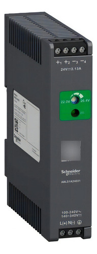 Abls E: 100-240V S: Fonte de alimentação Schneider de 24VDC 3.1