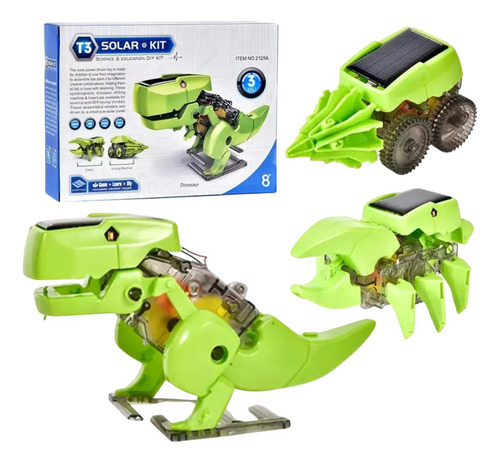 Robot Transformers Solar Kit 3 En 1 Diy Juguete Educativo #2